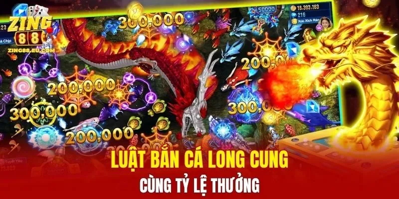 Luật Bắn Cá Long Cung cùng tỷ lệ thưởng